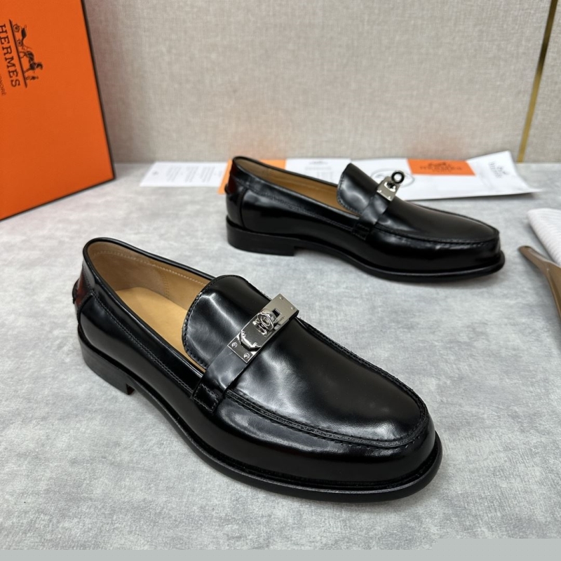H**mes leather shoes
